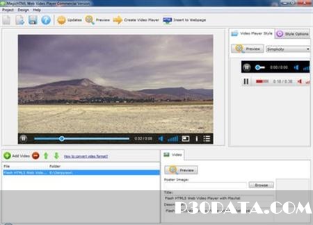 Magic Hills Flash HTML5 Web Video Player v1.4