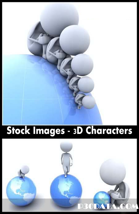 3D Characters Hi Res Stock Images 