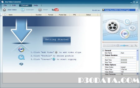 تبدیل فایل های ویدویی به انواع فرمت ها با Any Video Converter Professional 3.3.7 Multilanguage