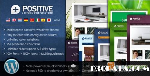 Themeforest - Positive - Premium Multipurpose Theme v1.0.7 for Wordpress 3.x