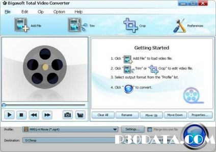 تبدیل آسان تمامی فرمت ها با Bigasoft Total Video Converter 3.7.44.4896