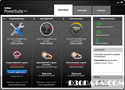 افزایش سرعت و کارایی ویندوز با Uniblue PowerSuite 2012 3.0.6.6