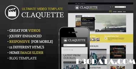 ThemeForest - Doctype Claquette - Responsive Video HTML Template 