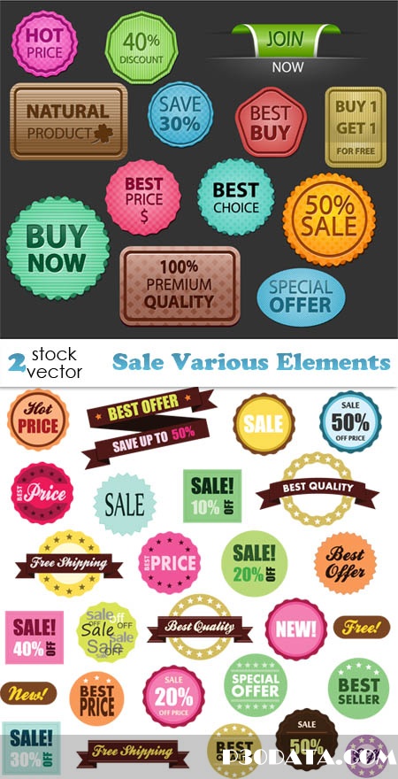 Vectors - Sale Various Elements