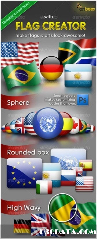 GraphicRiver World Flags Creator Template