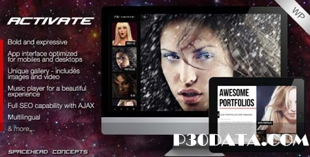 Themeforest - Activate - Creative and Responsive Wordpress Theme