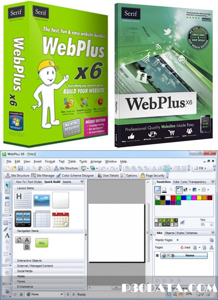 ایجاد حرفه ای صفحات وب با Serif WebPlus X6 14.0.1.023