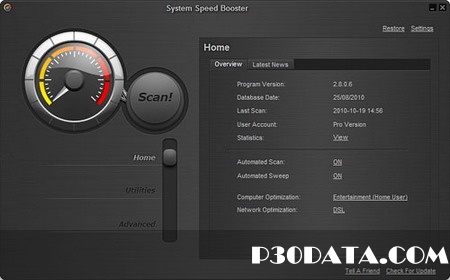 بهینه سازی و افزایش سرعت ویندوز با System Speed Booster 2.9.4.2