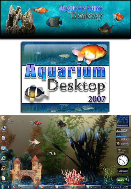 Aquarium Desktop 2007 Full + 3 Fish Packs