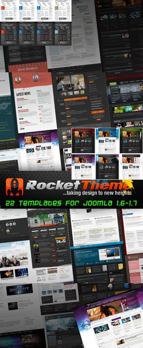 RocketTheme - 22 Templates for Joomla 1.6-1.7