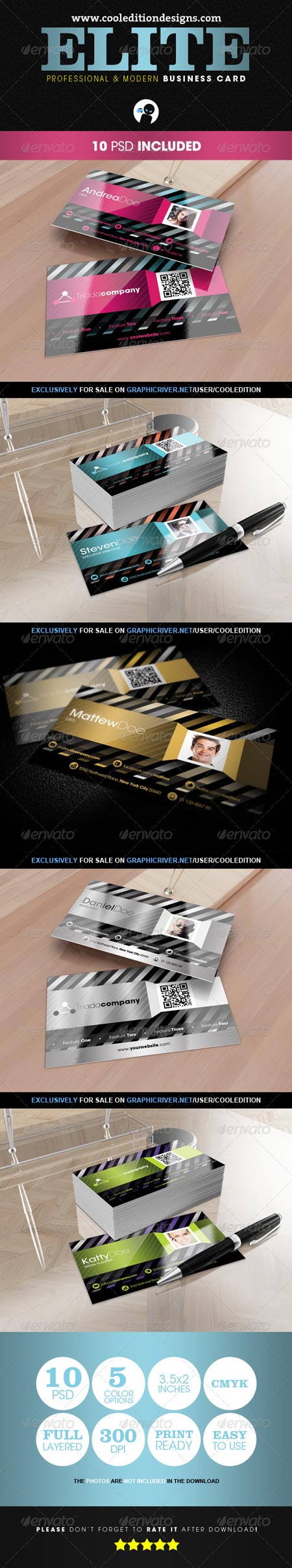 GraphicRiver Elite Professional and Modern Business Card