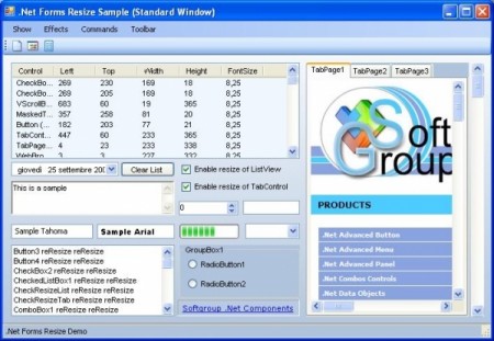 Softgroup Components .NET Forms Resize 6.0.4496