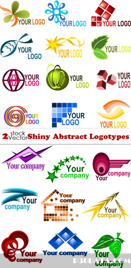 Vectors - Shiny Abstract Logotypes