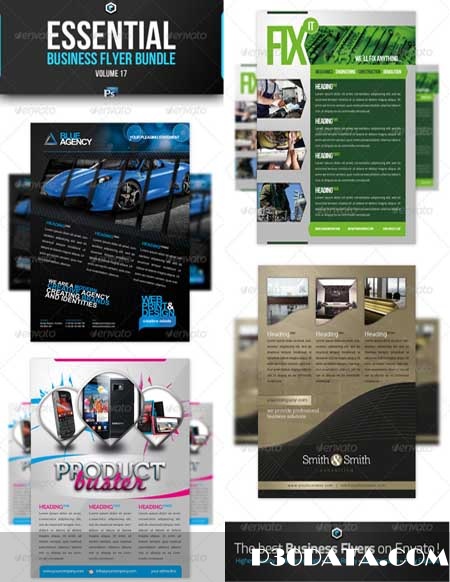 Graphicriver - RW Essential Business Flyer Bundle