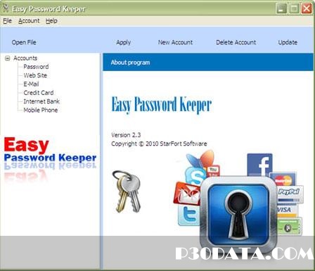  ذخیره سازی و مدیریت مطمئن پسوردها Easy Password Keeper 2.6