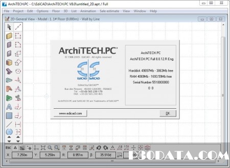 ArchiTECH.PC 8.0.22 - طراحی و نقشه کشی ساختمان به صورت سه بعدی 