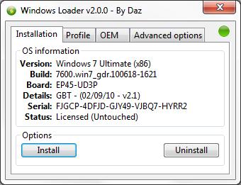 Windows Loader 2.0.9 + WAT Fix