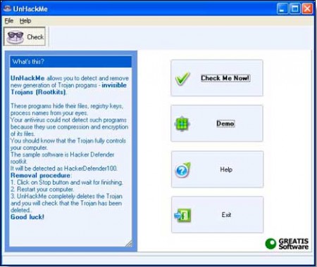 مقابله با ویروس Rootkit با UnHackMe 6.8 Build 852