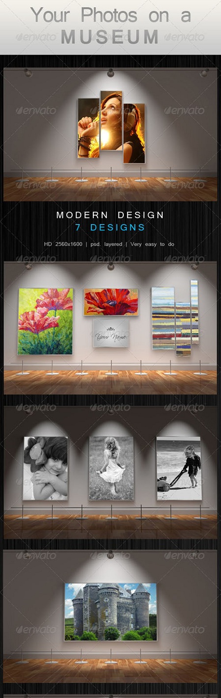 GraphicRiver - Your Photos on a Museum