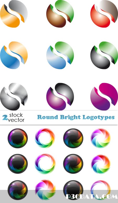 Vectors - Round Bright Logotypes