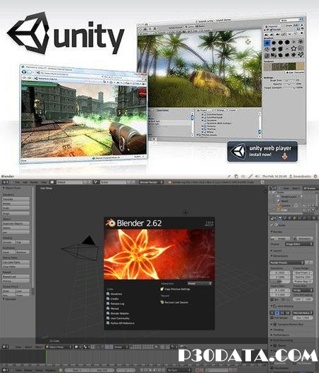 ساخت انیمیشن های سه بعدی با Blender 2.62 + Unity3D Pro 3.5