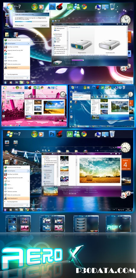 Aero x Final Theme for Windows 7