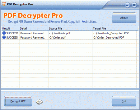 دانلود PDF Decrypter Pro 3.30 – نرم افزار رمزگشایی فایل های PDF