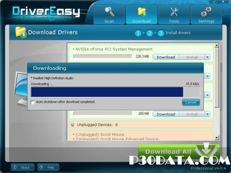 نرم افزار آپدیت درایورهای کامپیوتر Driver Easy Pro 4.0.4.21077 
