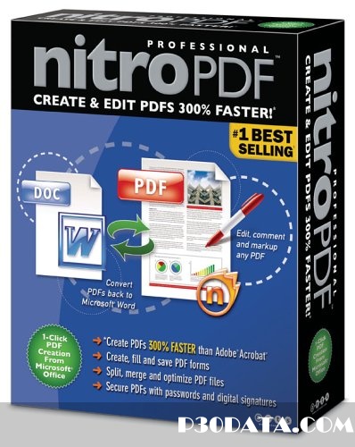 ایجاد و ویرایش فایل های PDF با Nitro PDF Pro 7.2.0.15 (قابل حمل)