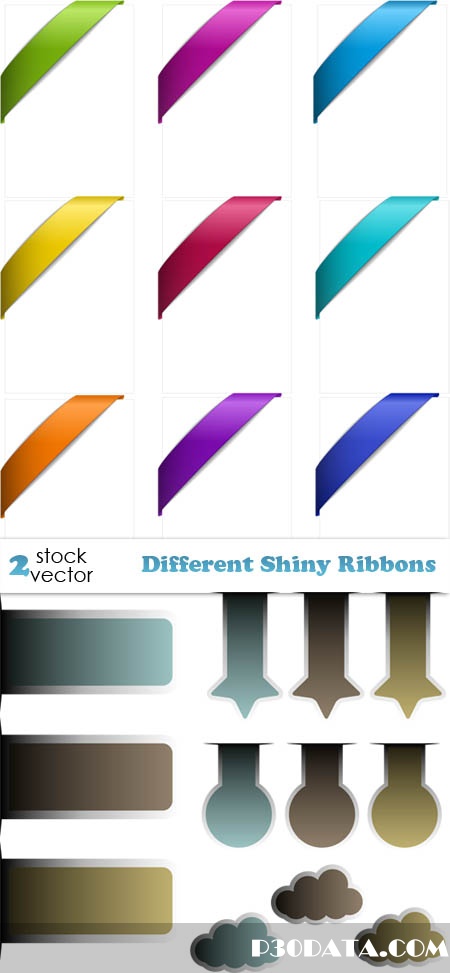 Vectors - Different Shiny Ribbons