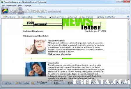 نرم افزار ساخت خبرنامه و ایمیل تبلیغاتی NewsletterDesigner Pro 11.1.7 