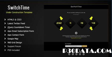 ThemeForest - SwitchTime - Under Construction & Coming Soon
