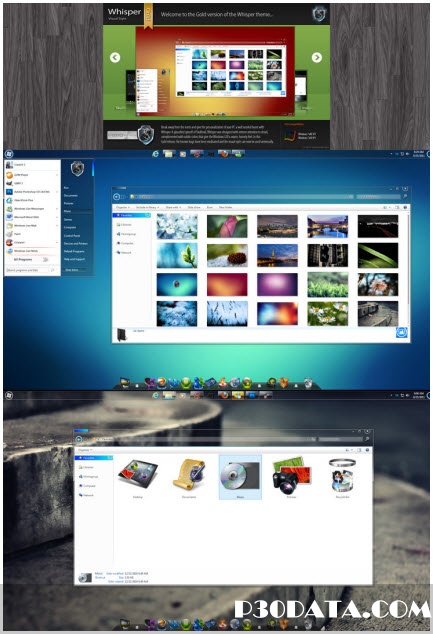 Whisper Theme For Windows 7 