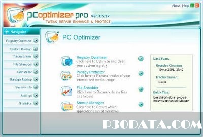 بهینه سازی عملکرد سیستم با PC Optimizer Pro 6.2.6.6