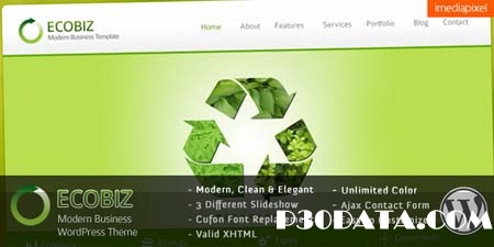 Themeforest - Ecobiz - Modern Business v2.0 WordPress Theme v3.x
