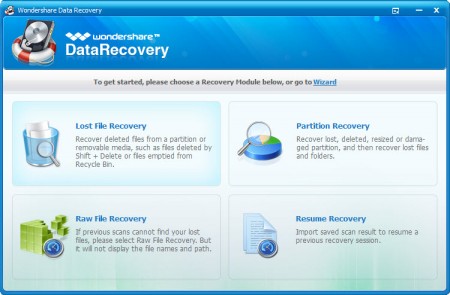 بازیابی اطلاعات حذف شده با Wondershare Data Recovery 3.0.2