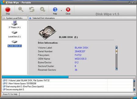 Disk Wipe 1.5 Portable Original