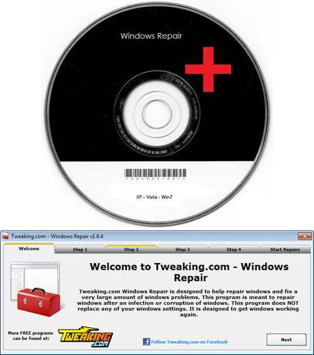 دانلود نرم افزار Windows Repair 1.7.4