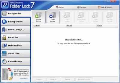Folder Lock 7.1.8 - قفل گذاری رو پوشه ها و فایل
