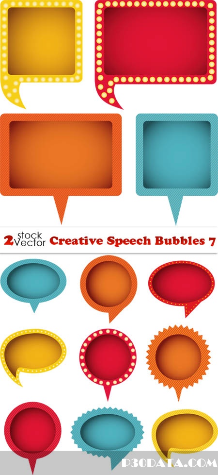 Vectors - Creative Speech Bubbles