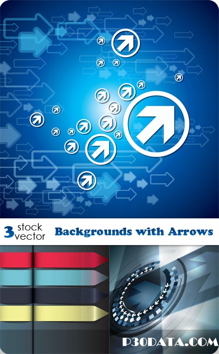Vectors - Backgrounds with Arrows