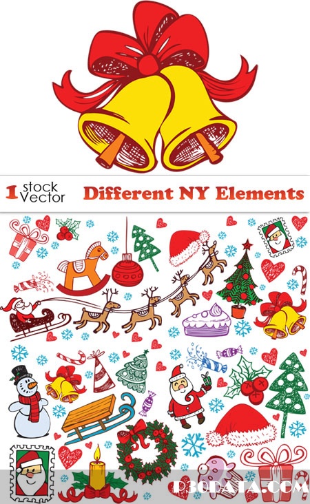 Different NY Elements Vector