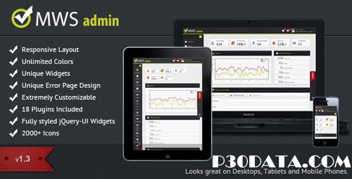 ThemeForest - MWS Admin - Full Featured Admin Template - RiP