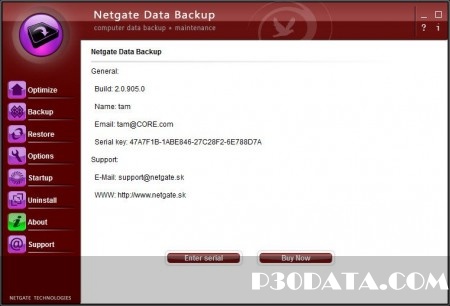 بکاب گیری سریع و آسان با NETGATE Data Backup 2.0.905