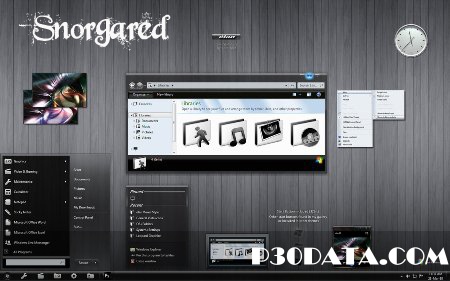 Dark Elan Theme for Windows 7